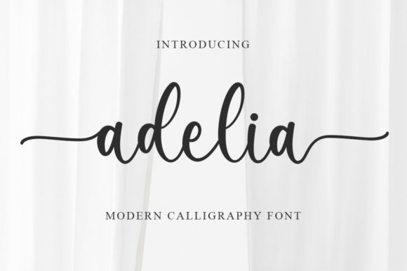 Adelia: A Stylish Script Font for Elegant Design Projects