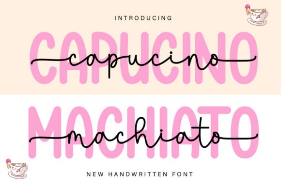 Capucino Machiato Duo: A Font Pairing for Romantic Design