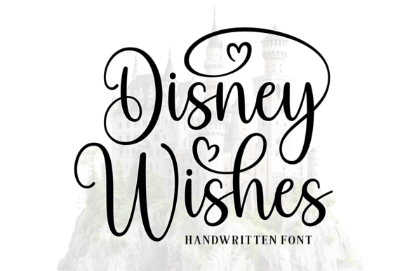 Disney Wishes: Crafting Magic with Whimsical Letterforms