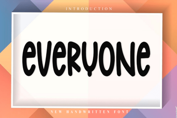 Everyone Font: Crafting Elegance in Modern Design