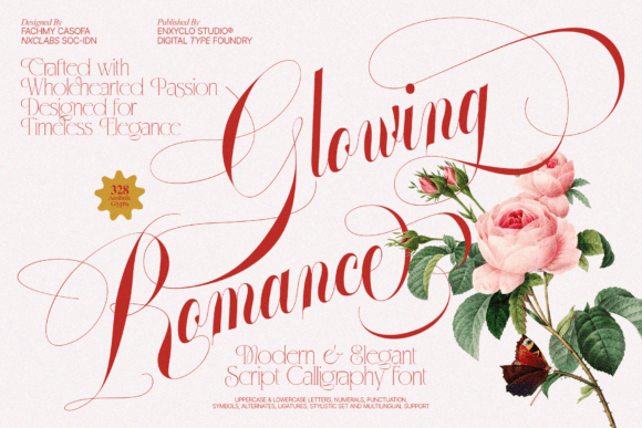 Glowing Romance: The Script Font for Modern Elegance