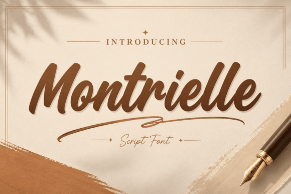 Montrielle: A Signature Script for Modern Brands