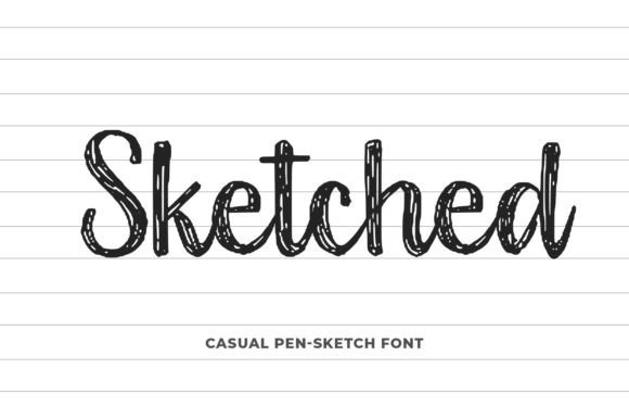 Sketched Font: A Pen-Sketched Script for Creative Projects