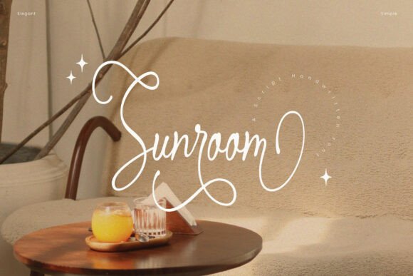 Sunroom: Elevating Designs with Elegant Handwritten Charm