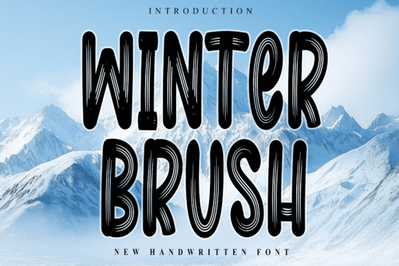 Winter Brush: A Modern Script Font for Elegant Branding